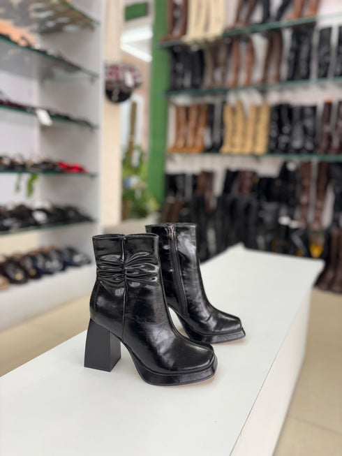 Block Heel Ankle Boots